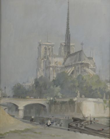 Pierre DEMET (XXe siècle)

Vue de Notre Dame.

Gouache...
