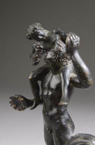null After Pietro MASULLI (XIXth century). 

The god Pan playing cymbals, Bacchus...