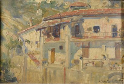 null Alphonse Léon Germain THILL (1873-1925).

Balconies in the Casbah. 

Canvas...