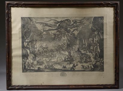 null After Jacques CALLOT (1592-1635). 

The Temptation of Saint Anthony. 

Etching...