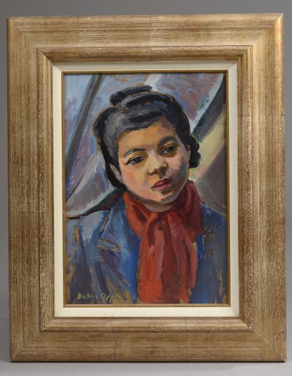 null Beatrice APPIA DABIT (1899-1999).

"Creole".

Oil on canvas signed lower left,...