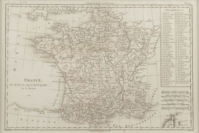Carte de France issue probablement de l'Atlas...