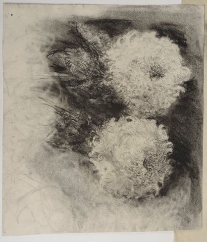 null Louise HERVIEU (1878-1954).

Set of eight charcoal studies, three of which are...