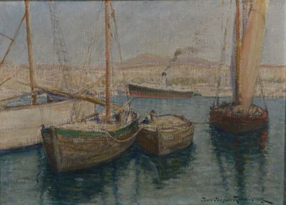 null Jean Jacques ROUSSEAU (1861-1911)

Le vieux port de Nice. 

Huile sur toile,...