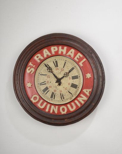 St Raphael Quiquina clock

enamelled pla...