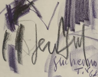 null GEN PAUL (1895-1975).

Portrait de Jean Guéhenno.

Crayons gras deux couleurs...