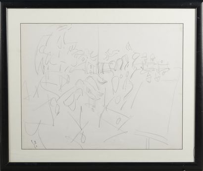null GEN PAUL (1895-1975).

The violinist.

Drawing in pencil monogrammed with the...