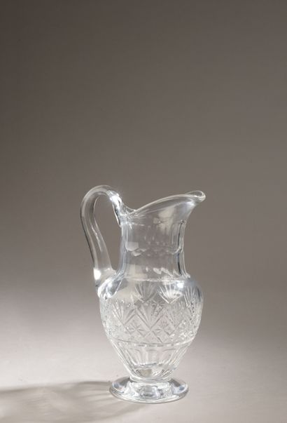 null SAINT-LOUIS.

Water jug in cut crystal, Massenet model.

In its original bo...