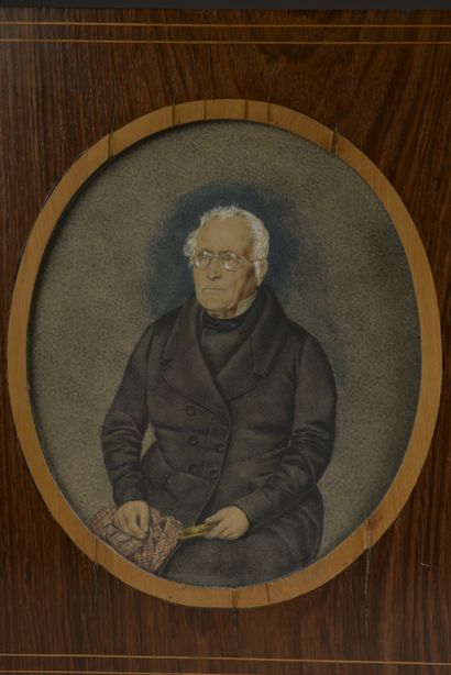 null MOREL (first half of the 19th century). 
Portraits of : 
- Mr. Delalande, 83...