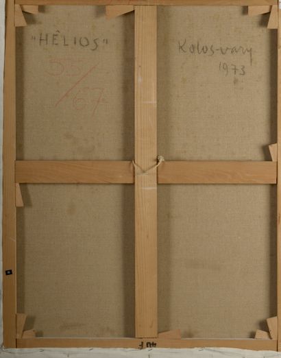 null Sigismond KOLOZSVARY (1899 - 1983).
"Hêlios", 1973.
Huile sur toile signée en...