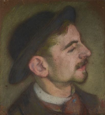 Louis ANQUETIN (1861 - 1932).
Portrait d’Emile...