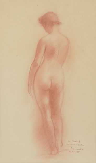 Paul BELMONDO (1898 - 1982).
Standing Nude...