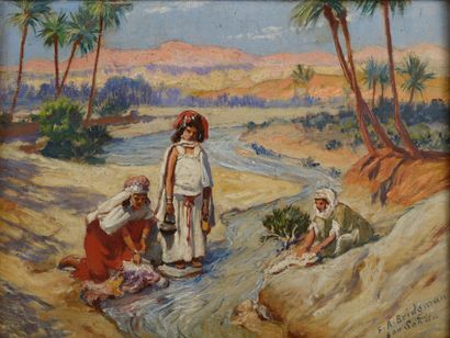 null Frederick Arthur BRIDGMAN (1847 - 1928), attributed to.
Women at the river of...