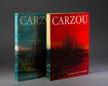 null [CARZOU] FURHANGE (Maguy). Carzou graveur et lithographe. Nice, éditions d'art...