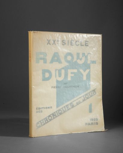 null COURTHION (Pierre). RAOUL DUFY. Paris, Editions des Chroniques du jour, 1929....