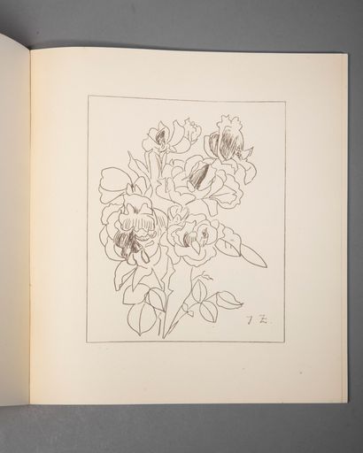 null ZOUBALOFF (Jacques). Les roses. Paris, Charles Moreau, 1929. In-4, cartonnage...