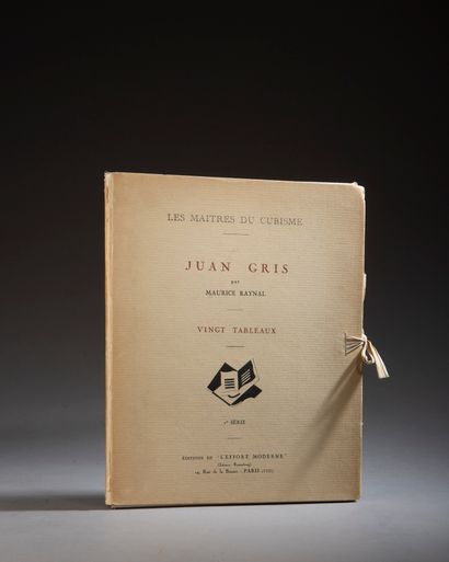 null RAYNAL (Maurice). Juan Gris – Vingt tableaux. Paris, l’effort moderne, 1920....