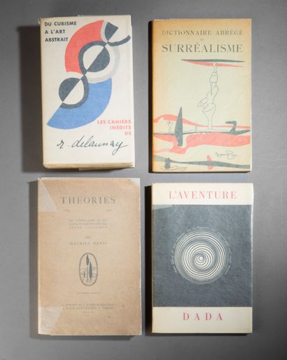 [THEORIE DE L’ART]. Ensemble de 4 volumes...