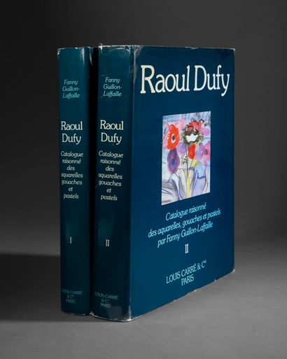 null [DUFY] GUILLON-LAFFAILLE (Fanny). Raoul Dufy. Catalogue raisonné des aquarelles,...