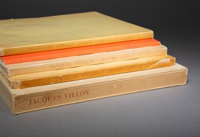 [VILLON (Jacques)]. Ensemble de 5 volumes...