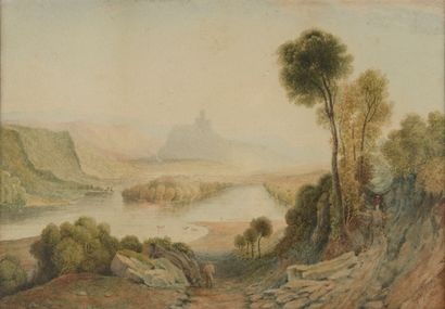 Copley FIELDING (1787-1855)
Paysage à la...