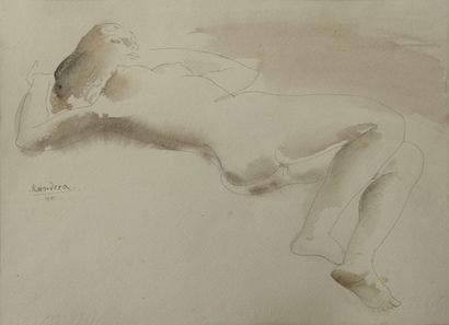 Rudolf KUNDERA (1911-2005).

Reclining nude....