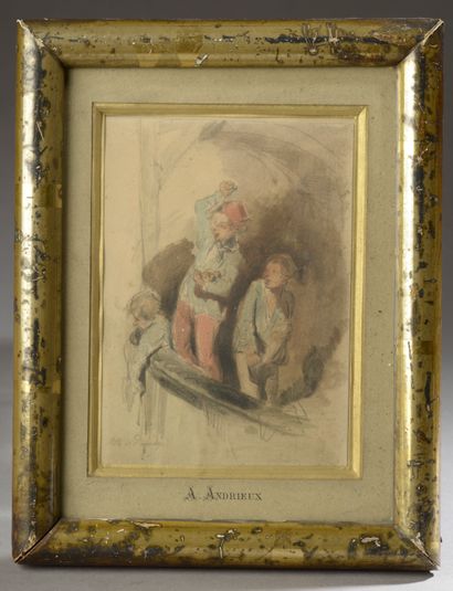 null Clément Auguste ANDRIEUX (1829-1880).

Le mauvais public. 

Crayon, fusain et...