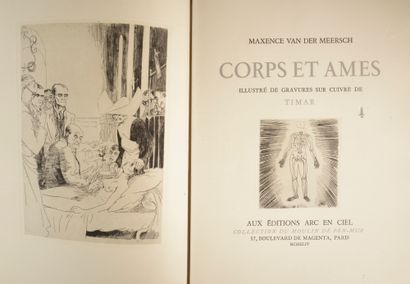 null VAN DER MEERSCH (Maxence). Corps et âmes. Paris, éditions arc en ciel, 1944....