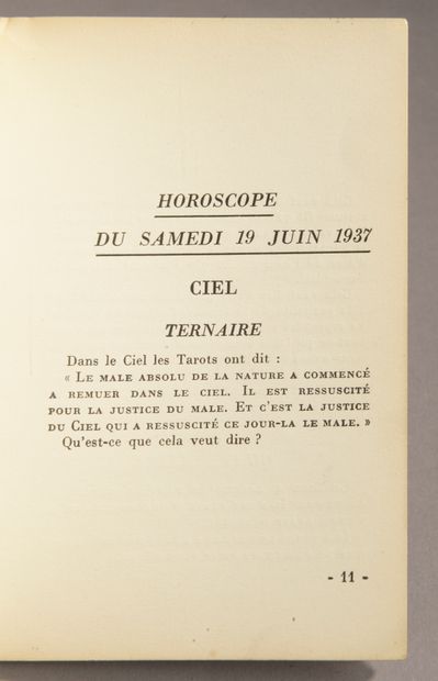 null [ARTAUD (Antonin)]. Les Nouvelles révélations de l'être. Paris, Denoël, 1937.
In-16...