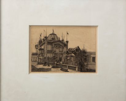 G. BLANCHECAPE (XIXe siècle). 
Pavillon du...
