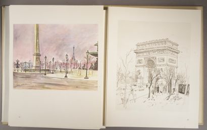 null MAC ORLAN (Pierre). Yves Brayer et Paris. Paris, Arthaud, 1964.
In-4 en feuilles...