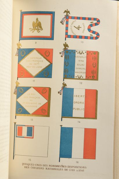 null MAURY (Arthur). Les emblèmes et les drapeaux de la France - Le coq gaulois....