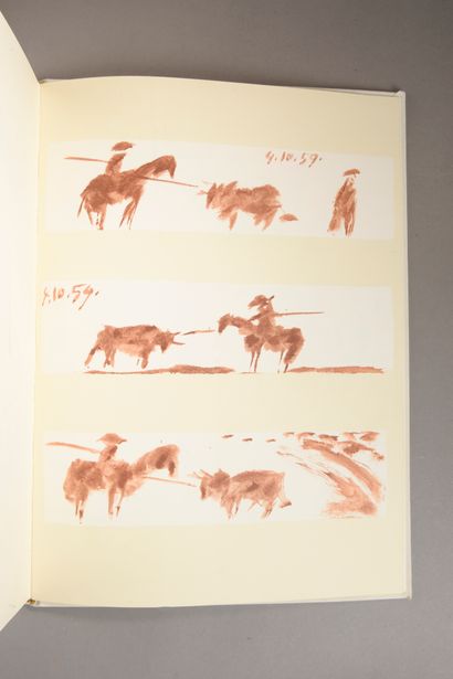 null DOMINGUIN (Luis Miguel) et PICASSO (Pablo). Toros y toreros. Paris, Cercle d'Art,...