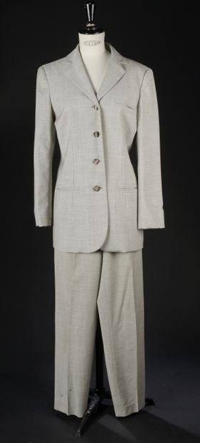 null ALBERTA FERRETTI - T. : 38
Suit composed of a jacket and pants in light gray...