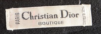 null CHRISTIAN DIOR Boutique - T. estimée : 34 
Jupe en laine noire, à plis, hauteur...