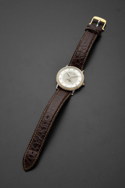 BLANCPAIN, n° 747.
Men's wristwatch in steel,...