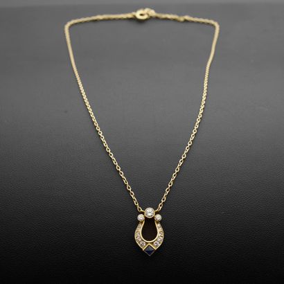 CARTIER.
18k yellow gold necklace consisting...