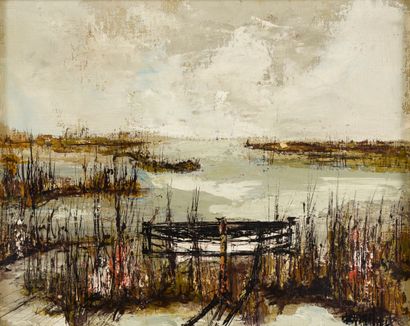 François FRANC (born in 1926).
Landscape...
