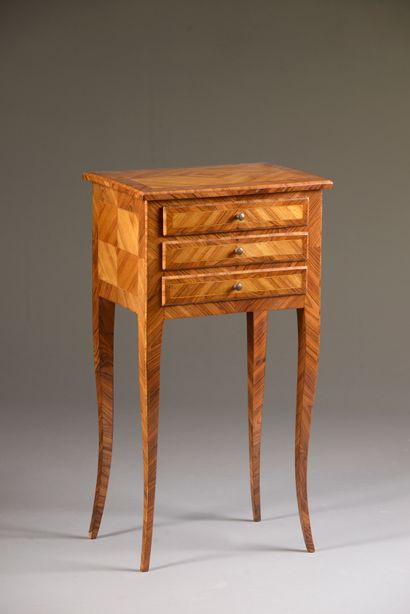 Rosewood veneered chiffonière table in light...