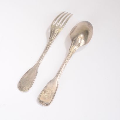 Silver spoon, double filets pattern, the...