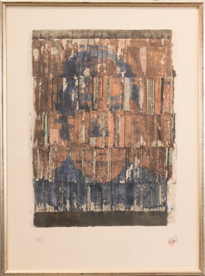 null César BALDACCINI known as CESAR (1921-1998)
Untitled. Mao Zedong. 
Lithograph...