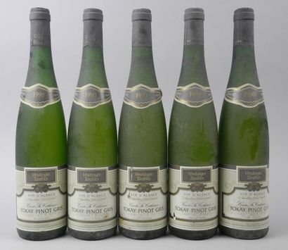 null 5 Bouteilles PINOT GRIS "V.T.", 1990
