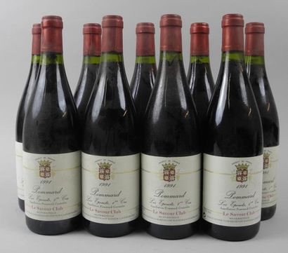 null 9 Bouteilles POMMARD "Epenots", Savour Club 1991