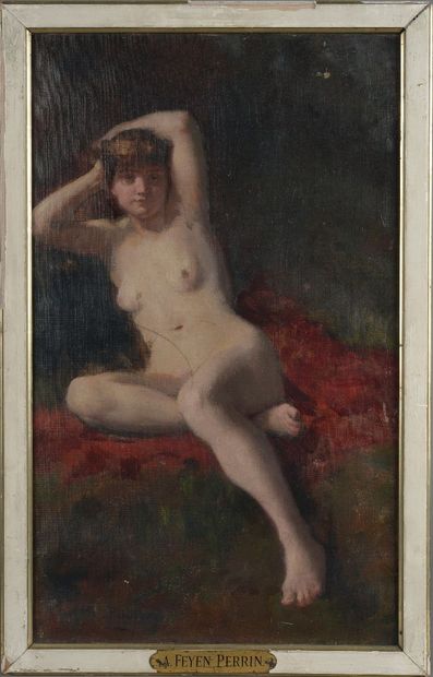 François Nicolas Augustin FEYEN-PERRIN (Bey-sur-Seille, 1826 - Paris, 1888) Femme...