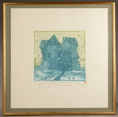 null Juan ROMERO FERNANDEZ (1932).
I Love N.Y.
Etching, titled in the plate and on...