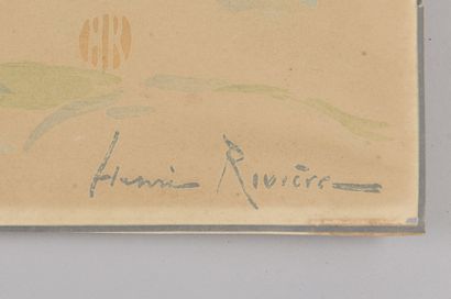 null Henri RIVIERE (1864-1951).
Le bois l'hiver. 1898. Planche de la série « les...