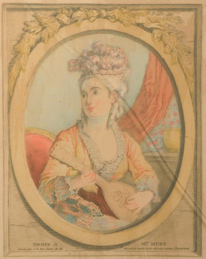 null D'après Jean Baptiste HUET (1745-1811), gravé par Gilles DEMARTEAU (1729-1776).

-...