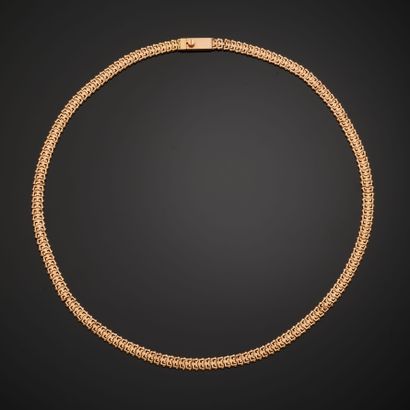 Necklace in 18k pink gold with clasp.
Length...