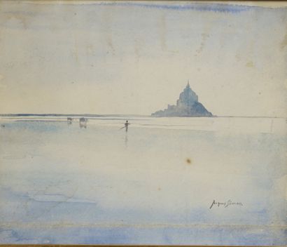 Jacques SIMON (1875-1965).
La baie du Mont...