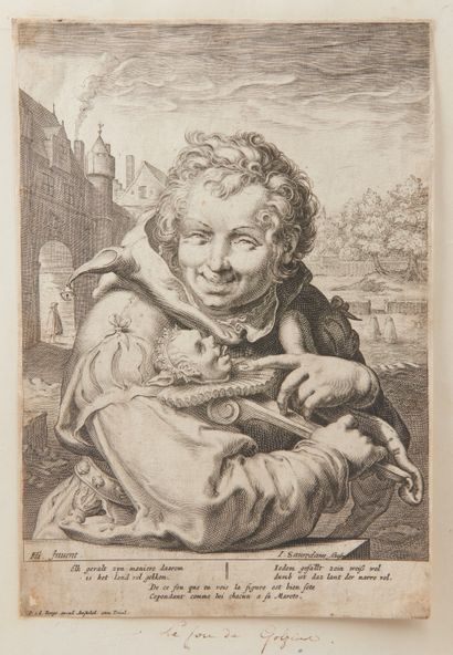null Jan Peter SAENREDAM (1565-1607) d'après Hendrick GOLTZIUS (1558-1617).
Le fou...